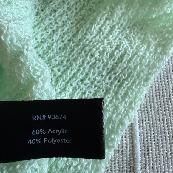 Boston Proper Light Green Textured Knit Top - Picture 9 of 14